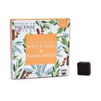 Aromafume Wierookblokjes Witte Salie & Sandelhout - 40g