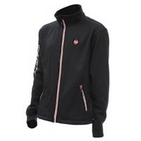 Dam Effzett Microfleece Jacket Zwart-Rood Fleecejack 