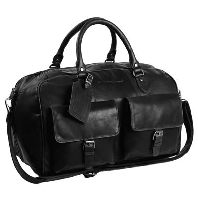 Chesterfield Leren Weekendtas Wesley Black