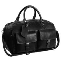 Chesterfield Leren Weekendtas Wesley Black