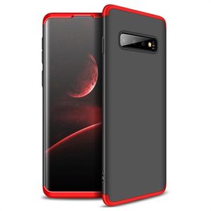 GKK Afneembare Samsung Galaxy S10 Case - Rood / Zwart