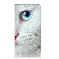 Google Pixel 7 Hoesje maken Witte Kat - thumbnail