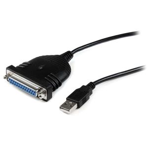 StarTech.com 2 m USB naar DB25 Parallel Printer Adapterkabel M/F