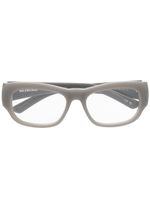 Balenciaga Eyewear lunettes de vue à monture en D - Gris