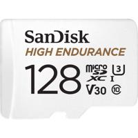 SanDisk High Endurance Monitoring microSDXC-kaart 128 GB Class 10, UHS-I, UHS-Class 3, v30 Video Speed Class Incl. SD-adapter - thumbnail