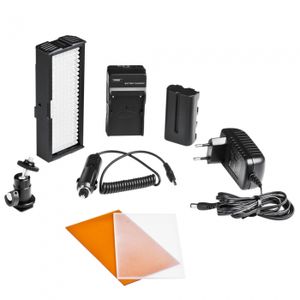 Walimex LED Video Light apparatuurset voor fotostudio Zwart