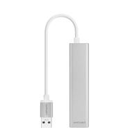 NANOCABLE 10.03.0403 netwerkadapter USB 3.0 + HUB 3xUSB 3.0 (Gigabit 10/100/1000 Mbps, Nintendo Switch, PC, laptop, Windows 10.8.7.XP, Vista, Mac OS en Linux), 15 cm