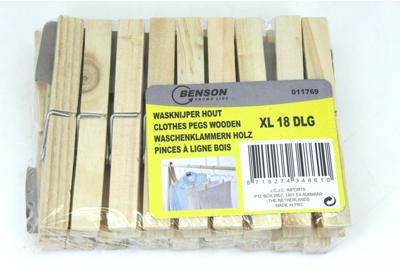 Benson Wasknijper Hout XL 18 DLG Benson Wasknijper Hout XL 18 DLG