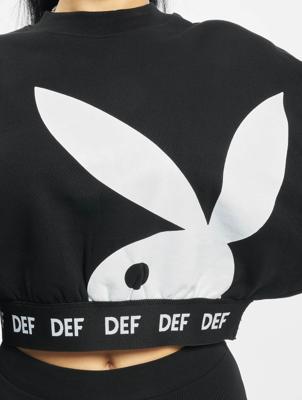Playboy x DEF / trui Crewneck in zwart