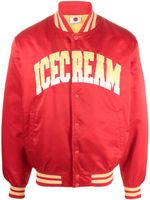 ICECREAM veste bomber à logo appliqué - Rouge