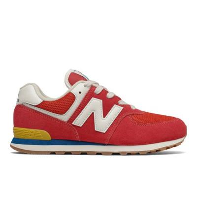 New Balance 574 sneakers rood/wit