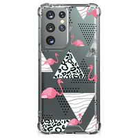 Samsung Galaxy S21 Ultra Case Anti-shock Flamingo Triangle