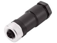 Weidmüller 1392000000 Sensor/actuator connector, niet geassembleerd M12 Aantal polen: 4 Koppeling, recht 1 stuk(s)