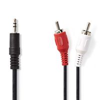 Nedis Verloopkabel 1x Mini-jack naar 2x RCA 3m