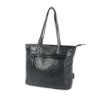 HIGHLAND PARK dames tas shopper zwart