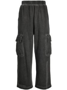 izzue pantalon cargo à effet usé - Gris