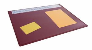 Durable 722303 722303 Bureau onderlegger 4-jaarskalender Rood, Transparant (b x h) 650 mm x 500 mm