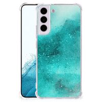 Back Cover Samsung Galaxy S22 Painting Blue - thumbnail