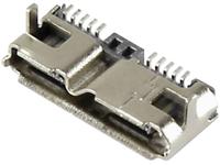 TRU COMPONENTS 231024991-3 1229335 Bus, inbouw horizontaal Inbouwbus USB 3.0, type micro-B 1 stuk(s)