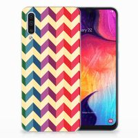 Samsung Galaxy A50 TPU bumper Zigzag Multi Color - thumbnail