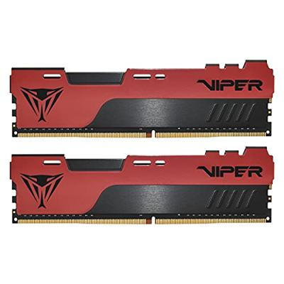 Patriot Memory Viper Elite II DDR4 Memory 2666 16GB (2x8GB) Gaming Geheugenmodule Kit Zwart/Rood
