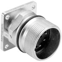 Amphenol MA1LAE1200 Ronde connector Flensbus, contacten recht Totaal aantal polen: 12 Serie (ronde connectoren): MotionGrade™ 1 stuk(s) - thumbnail