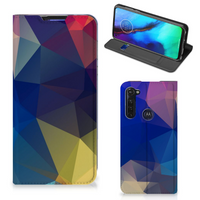 Motorola Moto G Pro Stand Case Polygon Dark - thumbnail