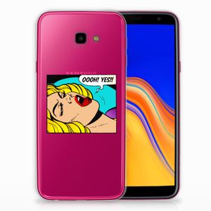 Samsung Galaxy J4 Plus (2018) Silicone Back Cover Popart Oh Yes