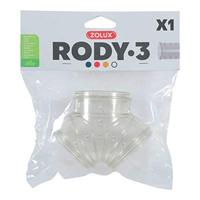 Zolux Rody3 buis voor knaagdieren in Y transparant kleurloos