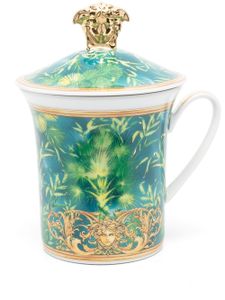 Versace tasse Jungle Animalier en céramique - Bleu