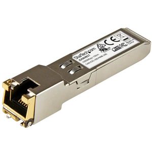 StarTech.com Gigabit RJ45 koper SFP ontvanger module HP JD089B compatibel 100m