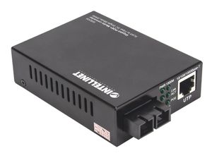 Intellinet 508209 netwerk media converter 1000 Mbit/s 1310 nm Single-mode Zwart