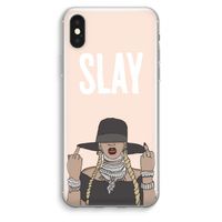 Slay All Day: iPhone XS Max Transparant Hoesje