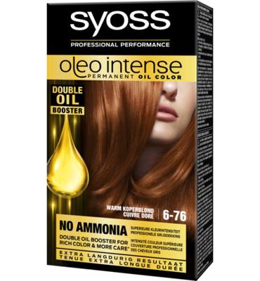 Syoss Syoss Oleo Intense 6-76 Warm Koperblond Haarverf (1set)