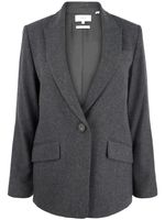 Vince mélange-effect single-breasted blazer - Gris