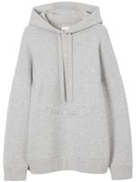 Burberry hoodie à logo Oak Leaf Crest brodé - Gris