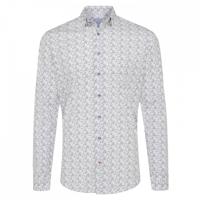 Tresanti Heren Overhemd Button Down Print Tailored Fit