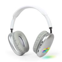 Gembird BHP-LED-02-W hoofdtelefoon/headset Draadloos Hoofdband Oproepen/muziek Bluetooth Wit - thumbnail