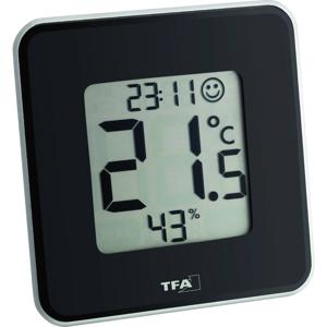 TFA Dostmann Style Thermo- en hygrometer Zwart