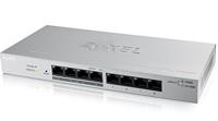Zyxel Gigabit web/Smart Managed PoE+ Switch met 8 poorten met een budget van 60 watt [GS1200-8HP]
