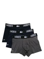 Lacoste lot de trois boxers à bande logo - Bleu - thumbnail