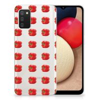 Samsung Galaxy A02s Siliconen Case Paprika Red - thumbnail