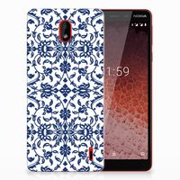 Nokia 1 Plus TPU Case Flower Blue