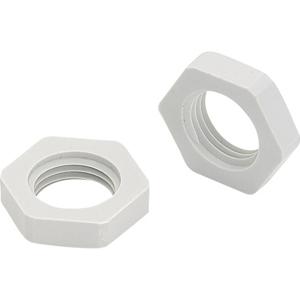 TRU COMPONENTS 52780400 GMO 13 Contramoer Halogeenvrij PG13.5 Polyamide Grijs-wit (RAL 7035) 1 stuk(s)