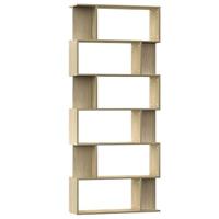 vidaXL Boekenkast/Kamerscherm 80x24x192 cm Spaanplaat Sonoma Eiken Boekenrek