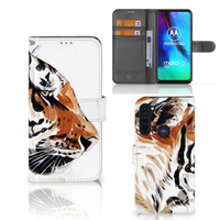 Hoesje Motorola Moto G Pro Watercolor Tiger - thumbnail