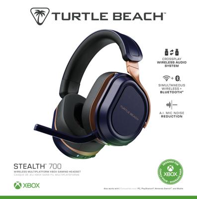 Turtle Beach Stealth 700 Headset Bedraad Hoofdband Gamen Bluetooth Blauw, Koper Turtle Beach Stealth 700 Headset Bedraad Hoofdband Gamen Bluetooth Blauw, Koper