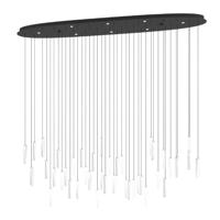 Stars of Light Grote hanglamp Sardenara zwart 148cm 390349 - thumbnail