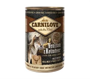 CARNILOVE DOG BLIK RENDIER 6X400 GR