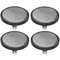 ProPlus Reflector - set 4x - wit - boutbevestiging - 60mm - M5 bout - rond